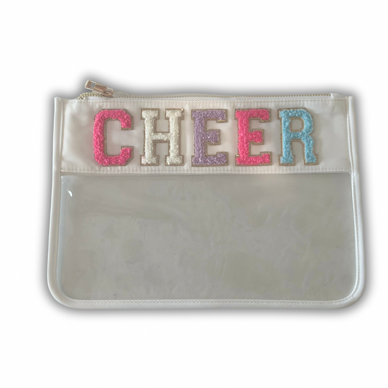 "CHEER" MUST HAVE ZIPPER POUCH